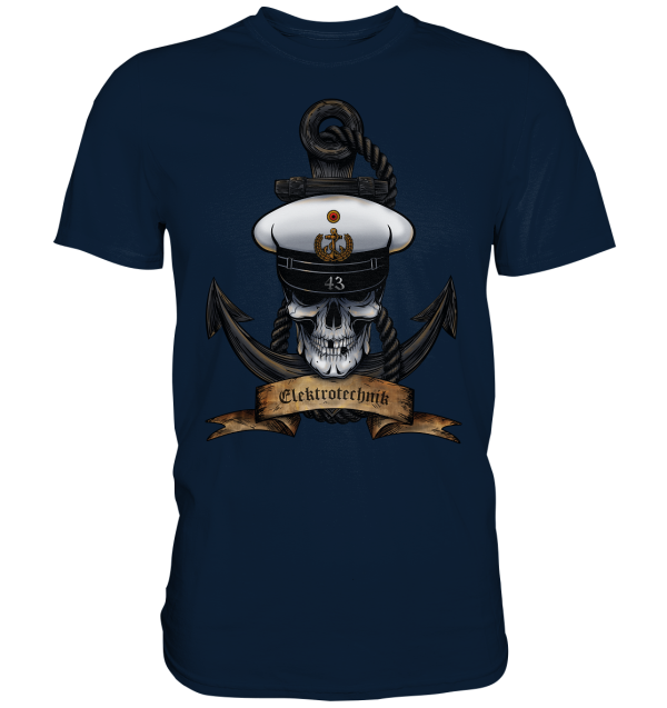 Marine 43 - Elektrotechnik  - Premium Shirt Verkauf – Bild 2