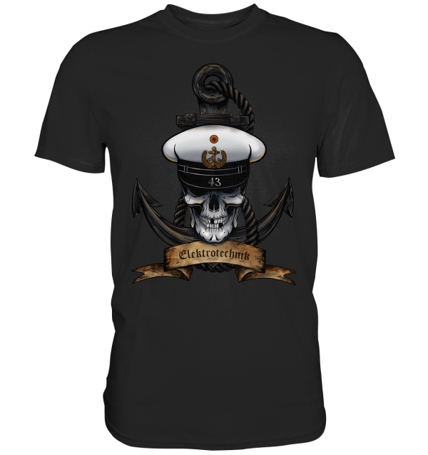 Marine 43 - Elektrotechnik  - Premium Shirt Verkauf