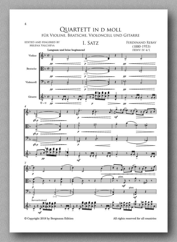 Rebay [119], Quartet in d-minor Mode – Bild 2